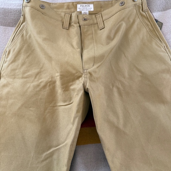 Filson Dry Tin Cloth Pants - Made in USA -  RARE - Discontinued - Picture 2 of 4